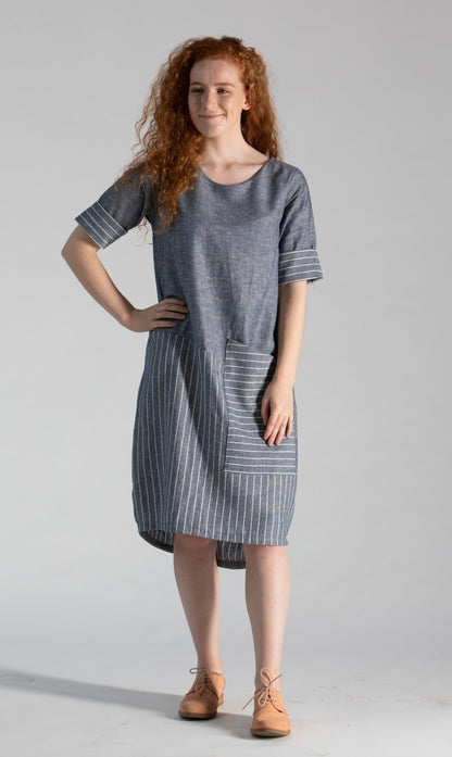 Eclipse Dress - Paper Sewing Pattern - Sew Different - Simplifi Fabric