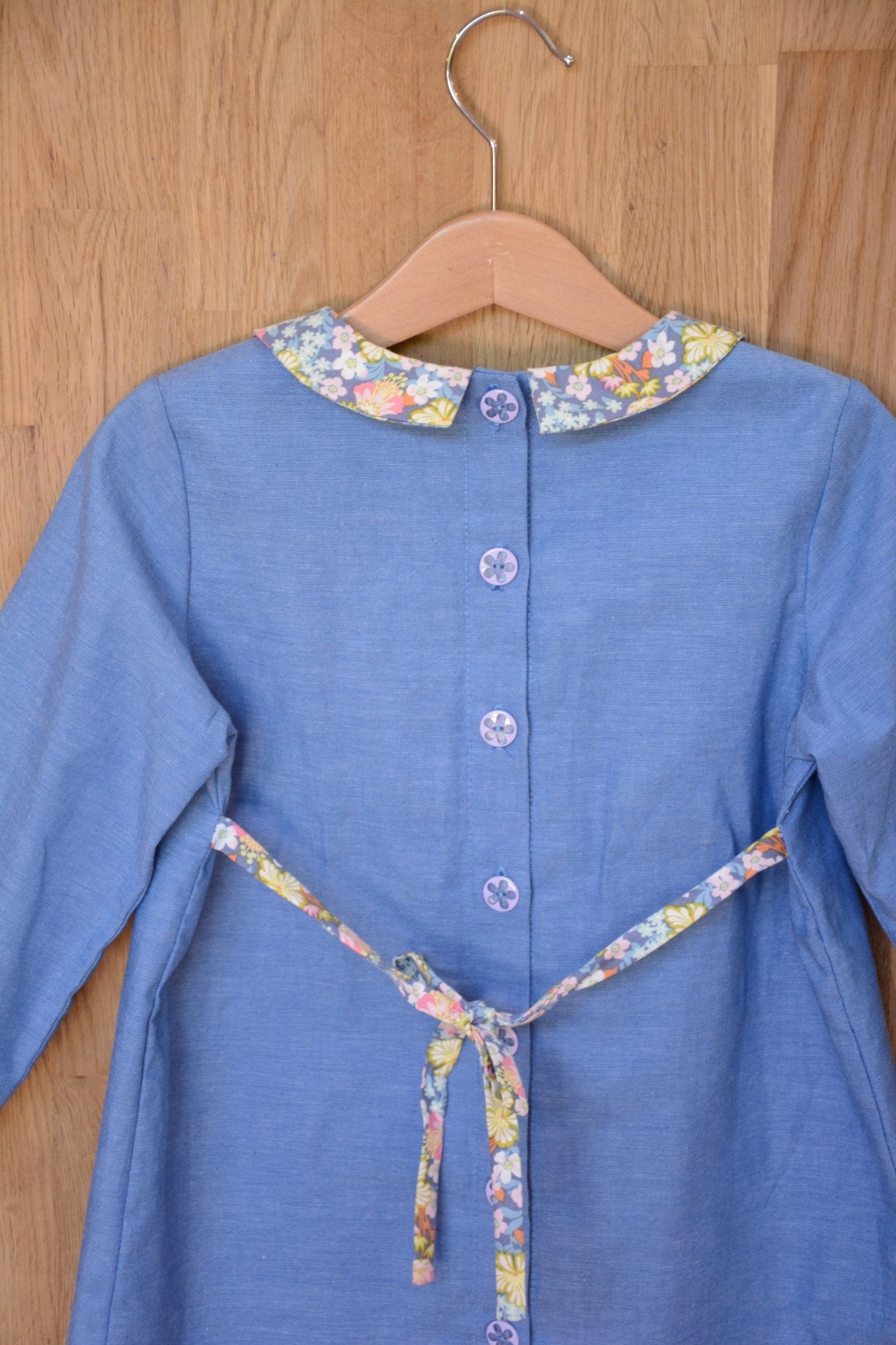 Edie Blouse & Shirtdress - Kids Paper Sewing Pattern - Two Stitches Patterns - Simplifi Fabric