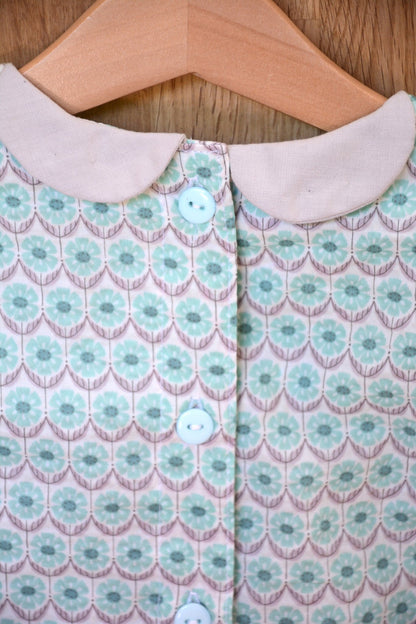 Edie Blouse & Shirtdress - Kids Paper Sewing Pattern - Two Stitches Patterns - Simplifi Fabric