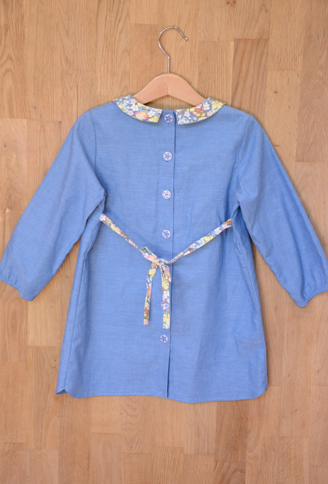 Edie Blouse & Shirtdress - Kids Paper Sewing Pattern - Two Stitches Patterns - Simplifi Fabric