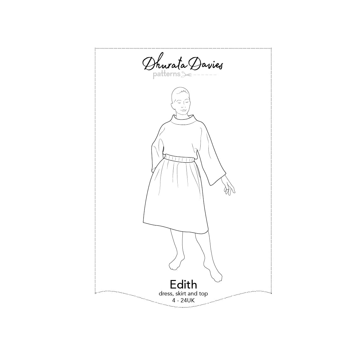 Edith Dress, Skirt + Top Sewing Pattern - Dhurata Davies - Simplifi Fabric