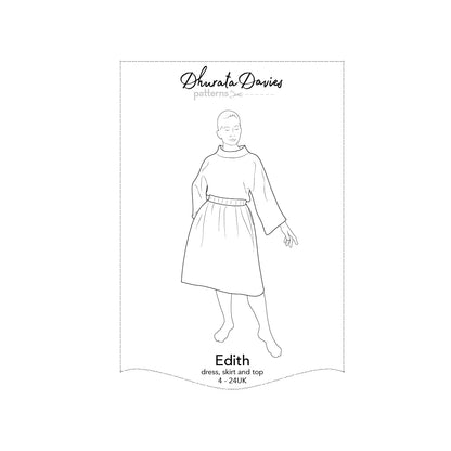 Edith Dress, Skirt + Top Sewing Pattern - Dhurata Davies - Simplifi Fabric