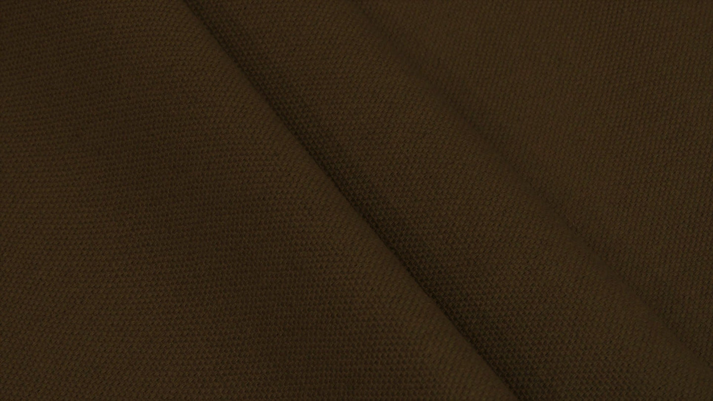 European Washed Cotton Canvas - Oeko - Tex® - 58 Brown - Simplifi Fabric