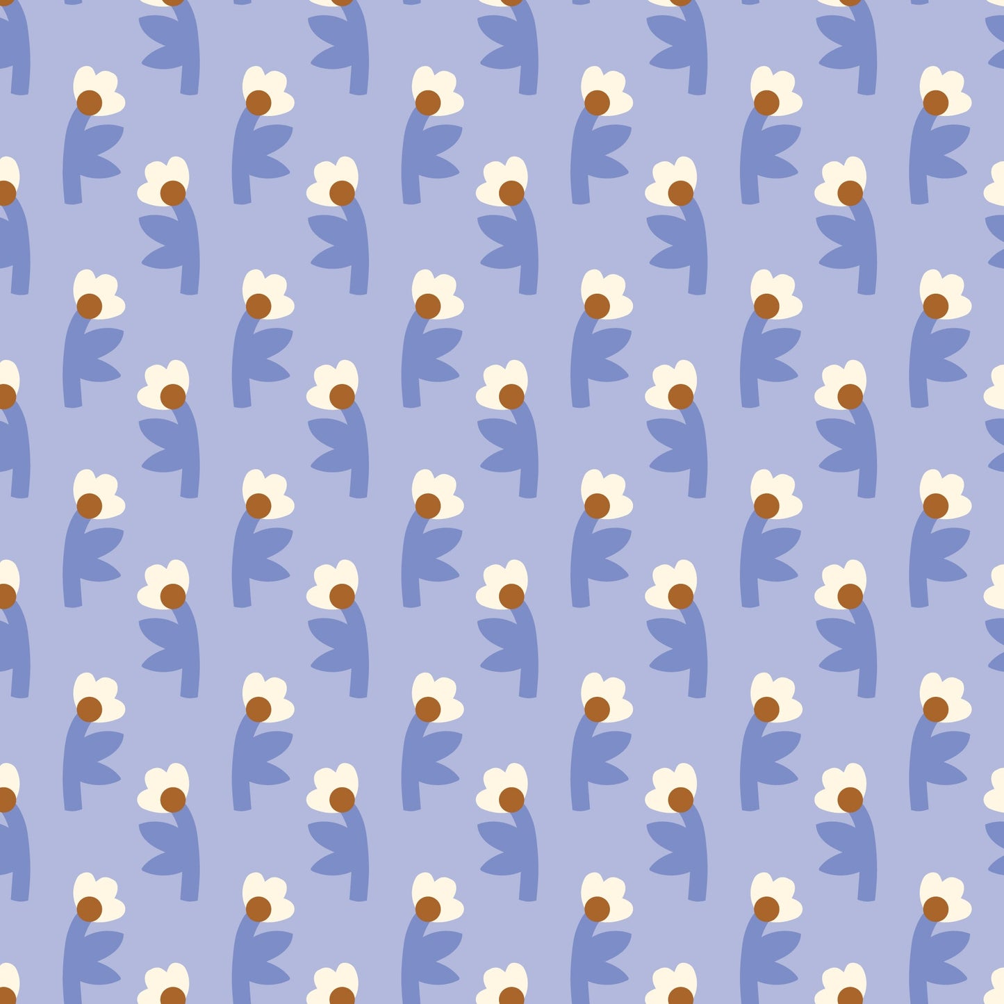 Evening Bloom - Blue - Firefly Moon - Leah Duncan - Cloud 9 Fabrics - Poplin - Simplifi Fabric