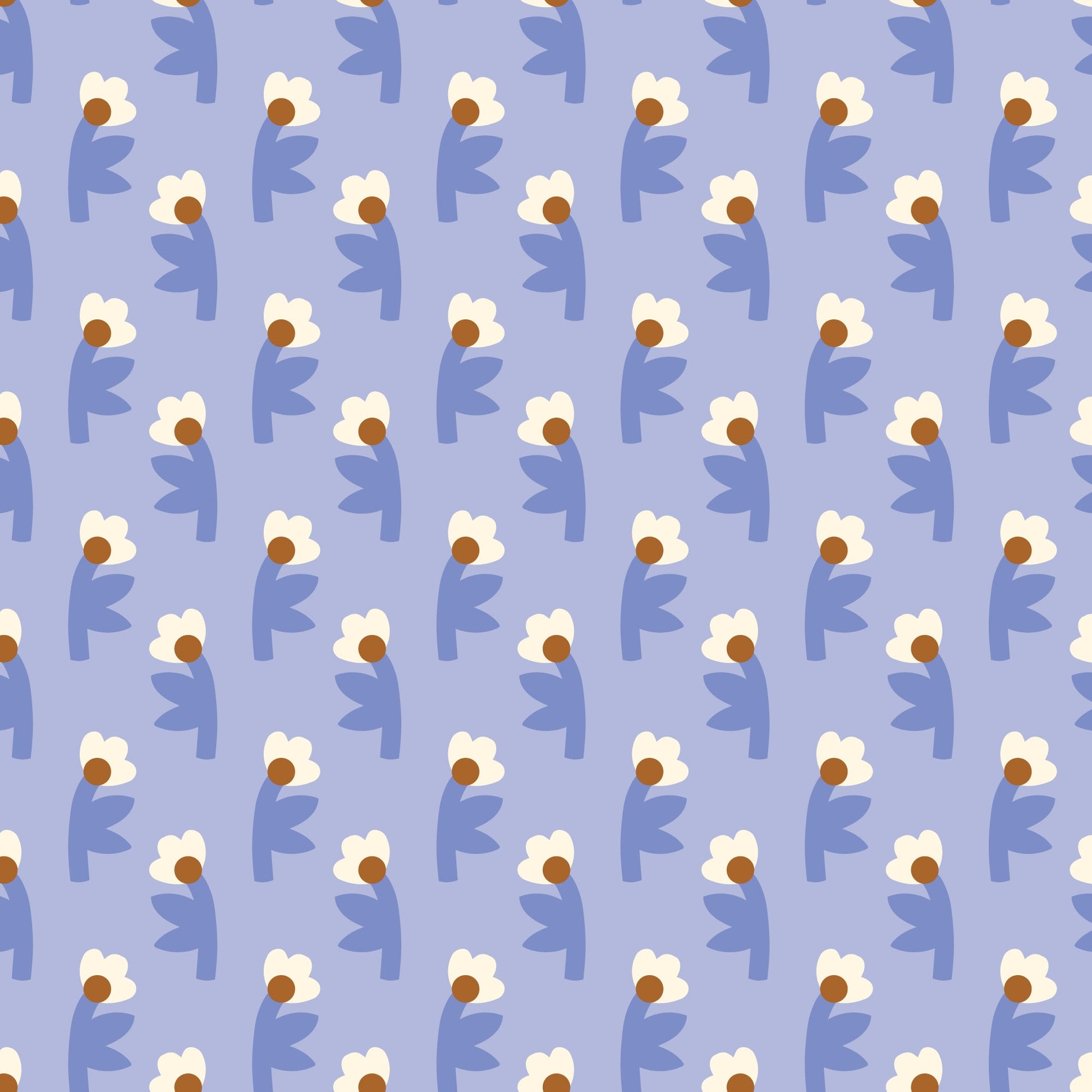 Evening Bloom - Blue - Firefly Moon - Leah Duncan - Cloud 9 Fabrics - Poplin - Simplifi Fabric