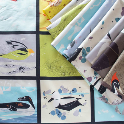 Everglade Kite - Charley Harper Vanishing Birds - Birch Fabrics - Poplin - Simplifi Fabric