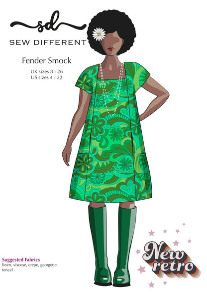 Fender Smock - Paper Sewing Pattern - Sew Different - Simplifi Fabric