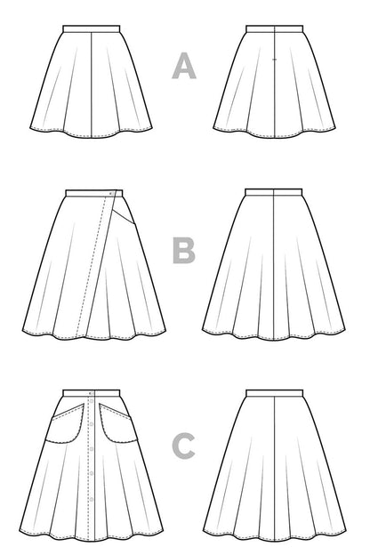 Fiore Skirt Pattern - Closet Core Patterns - Simplifi Fabric