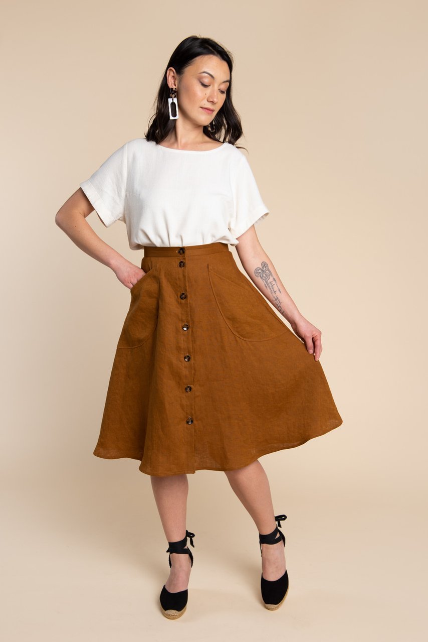 Fiore Skirt Pattern - Closet Core Patterns - Simplifi Fabric