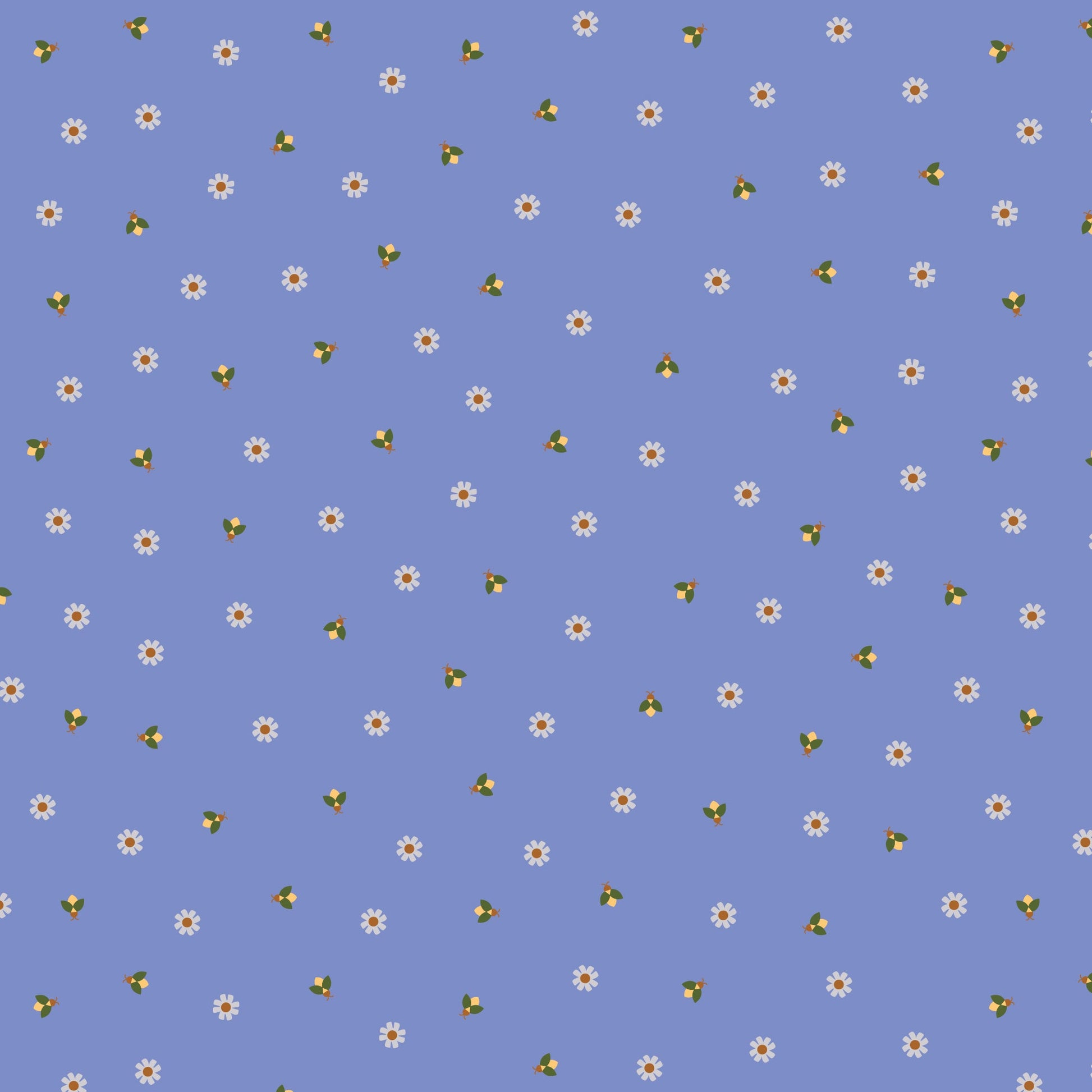 Firefly Twilight - Blue - Firefly Moon - Leah Duncan - Cloud 9 Fabrics - Poplin - Simplifi Fabric
