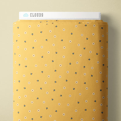 Firefly Twilight - Yellow - Firefly Moon - Leah Duncan - Cloud 9 Fabrics - Poplin - Simplifi Fabric
