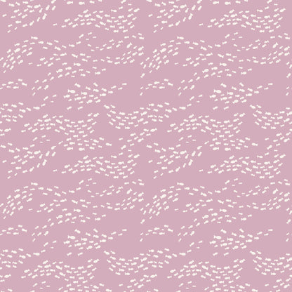 Fish School - Dusty Pink - Seashell Serenade - Jayme Murray - Cloud 9 Fabrics - Poplin - Simplifi Fabric