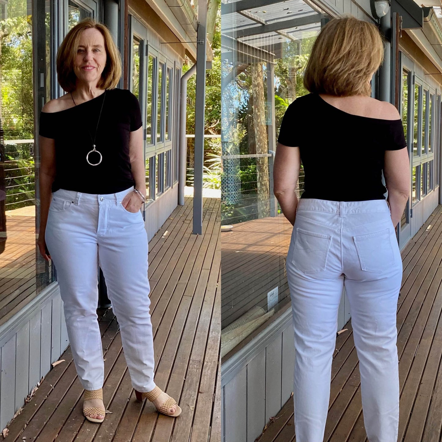 Five Pocket Jeans Womens Paper Pattern - Wardrobe by Me - Simplifi Fabric