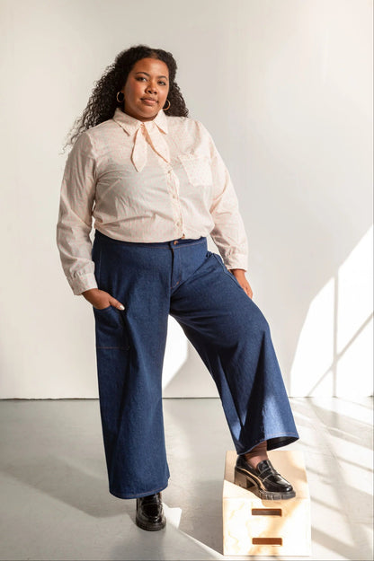 Flaneur Pants Pattern - Friday Pattern Company - Simplifi Fabric