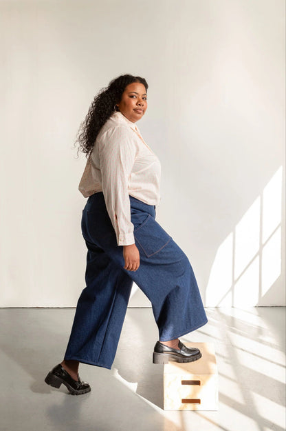 Flaneur Pants Pattern - Friday Pattern Company - Simplifi Fabric
