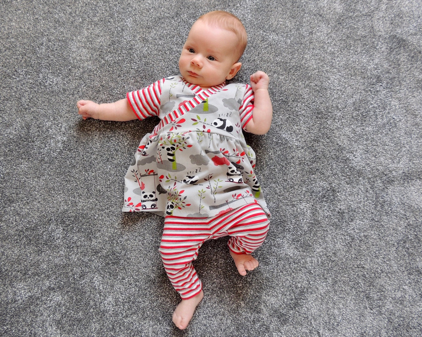 Flo Dress + Riley Leggings (0 - 24m) Baby + Toddler Sewing Pattern - Dhurata Davies - Simplifi Fabric