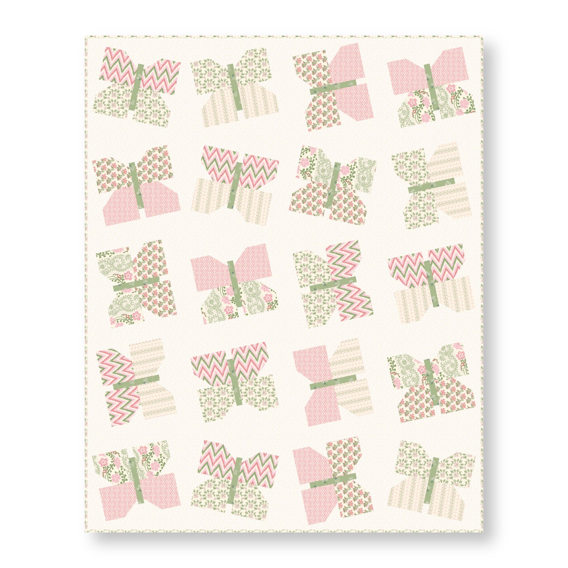 Flowering Lace - Blue - Summer Garden - House Of Haricot - Cloud 9 Fabrics - Poplin - Simplifi Fabric