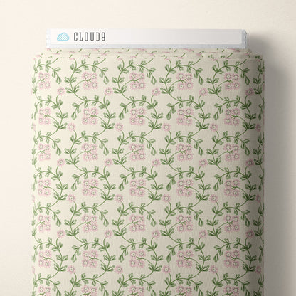 Flowering Lace - Pink - Summer Garden - House Of Haricot - Cloud 9 Fabrics - Poplin - Simplifi Fabric
