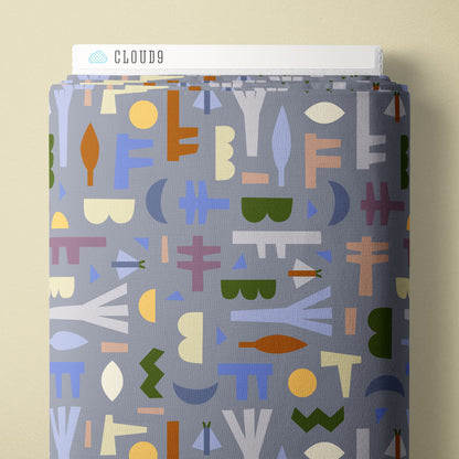 Forest Shadows - Stone - Firefly Moon - Leah Duncan - Cloud 9 Fabrics - Poplin - Simplifi Fabric