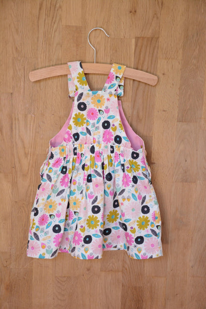 Frankie Dungarees & Dress (6mo - 2years) - Kids Paper Sewing Pattern - Two Stitches Patterns - Simplifi Fabric