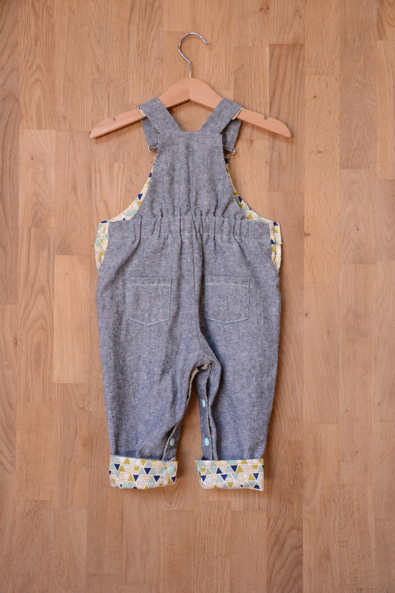 Frankie Dungarees & Dress (6mo - 2years) - Kids Paper Sewing Pattern - Two Stitches Patterns - Simplifi Fabric