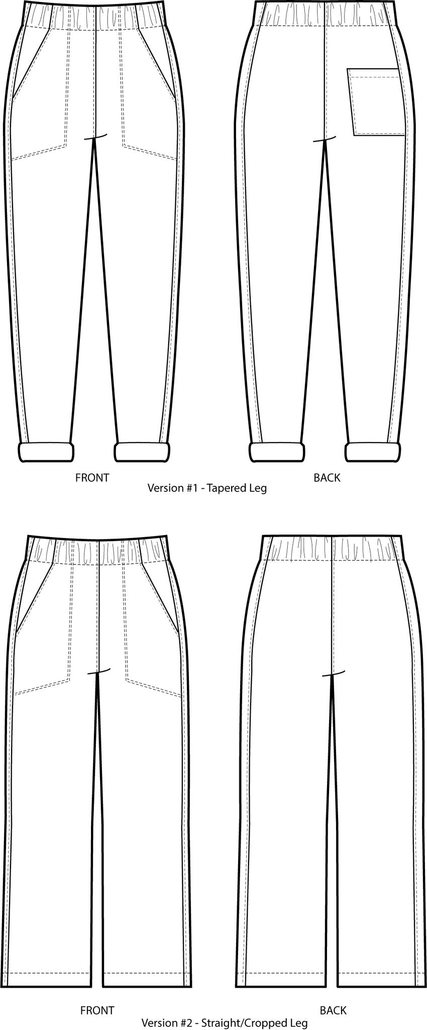 Free - Range Slacks Sewing Pattern - Sew House Seven - Simplifi Fabric