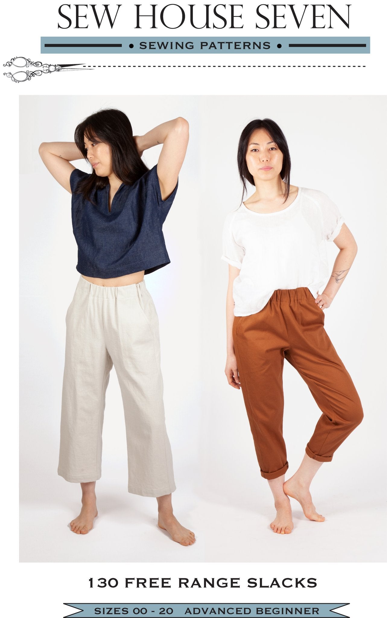 Free - Range Slacks Sewing Pattern - Sew House Seven - Simplifi Fabric