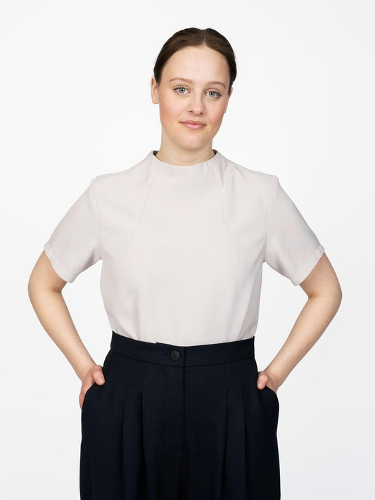 Funnel Neck Top Pattern - The Assembly Line - Simplifi Fabric