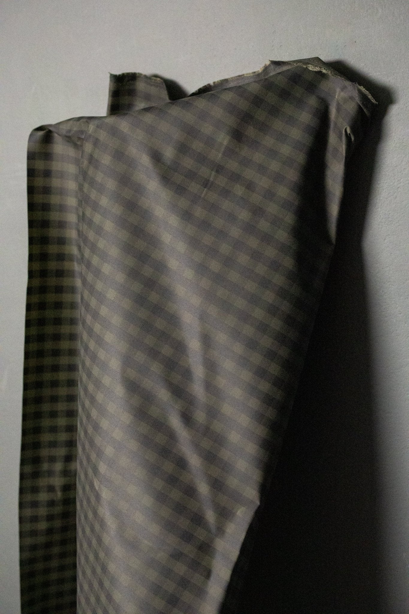 Gingham British Organic Cotton Traditional Oilskin - Scottish Green - Merchant & Mills - Simplifi Fabric