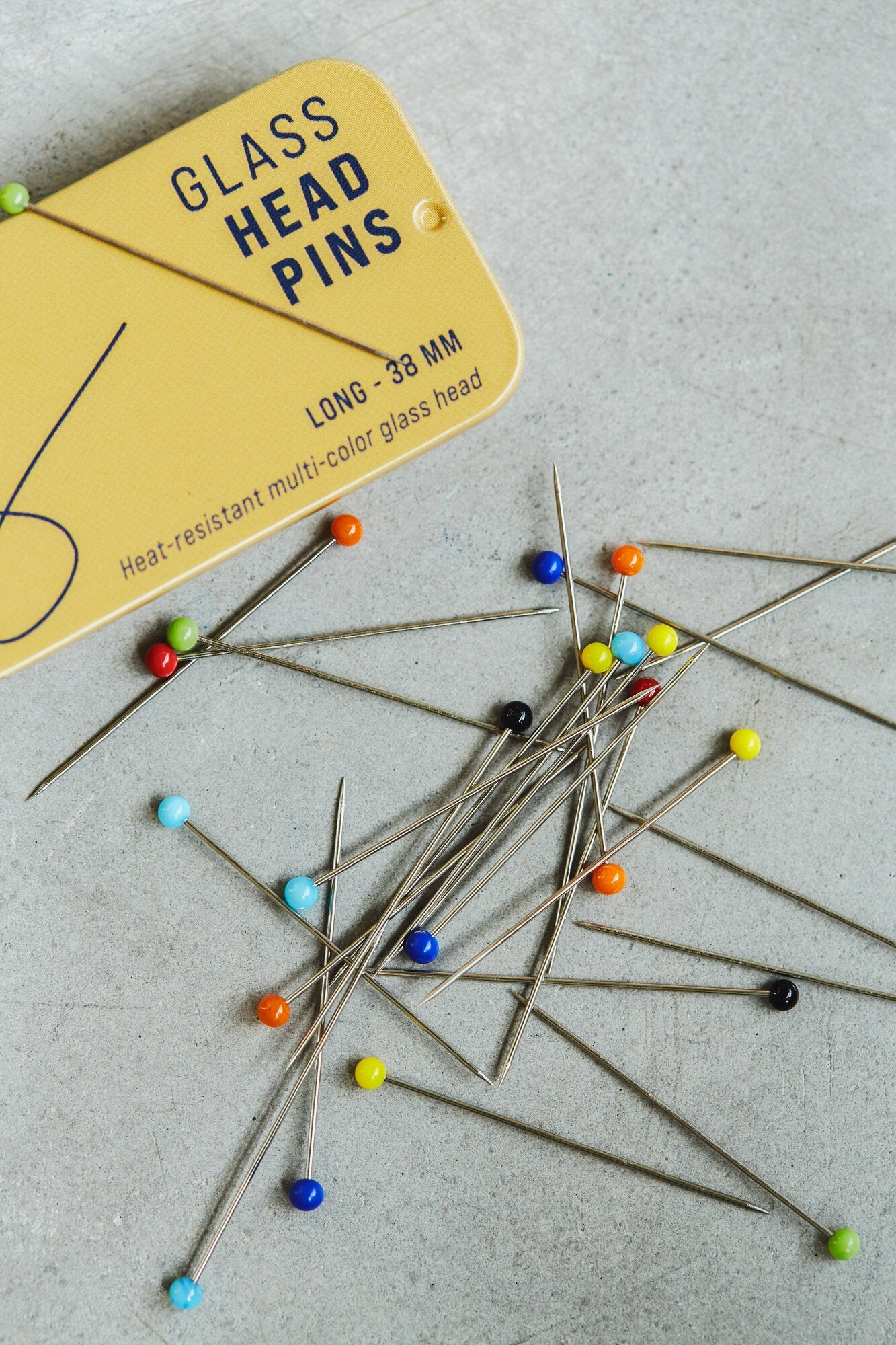 Glass Headed Pins 38mm - Sewply - Simplifi Fabric