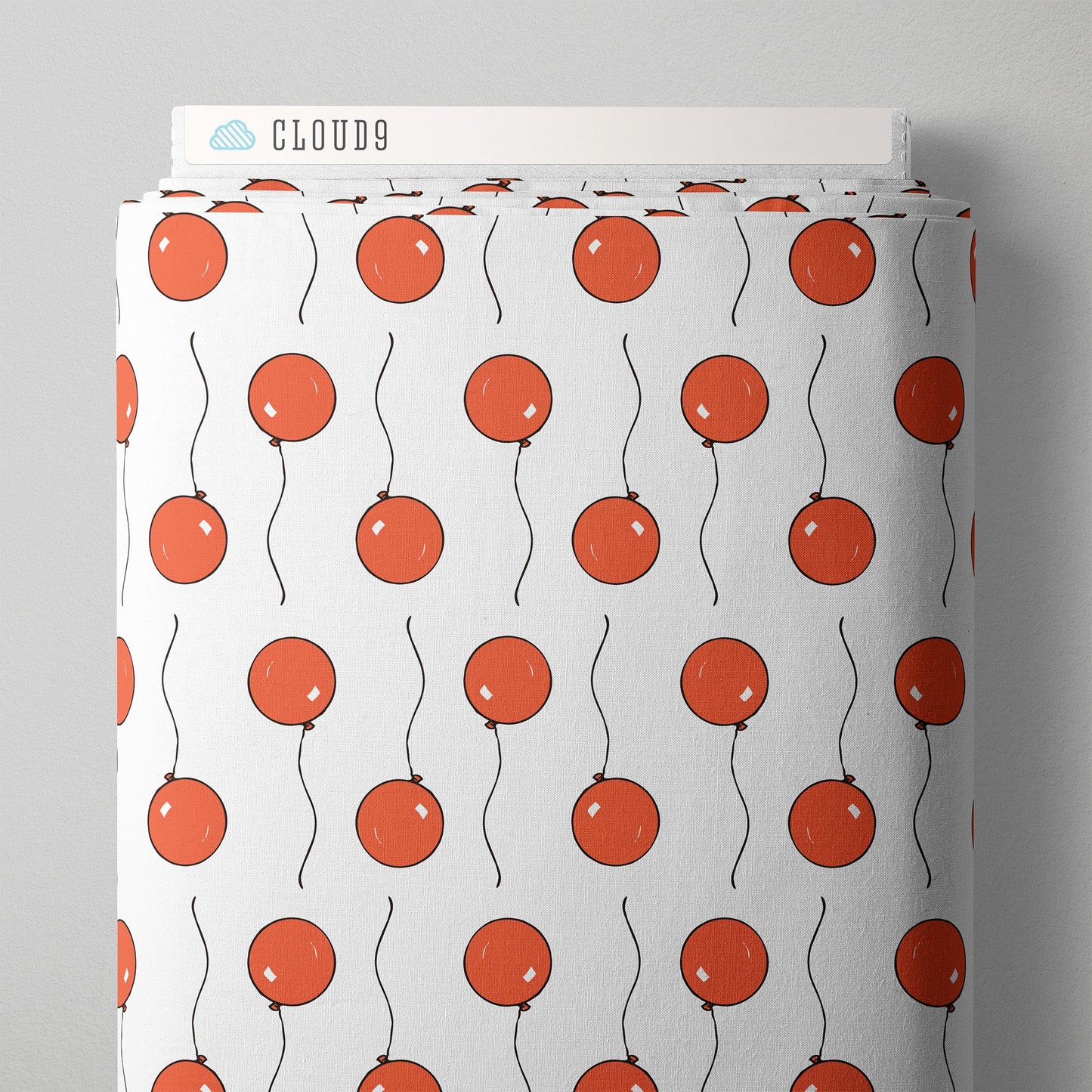 GNM Balloon - White - Goodnight Moon - Margaret Wise Brown - Cloud 9 Fabrics - Poplin - Simplifi Fabric