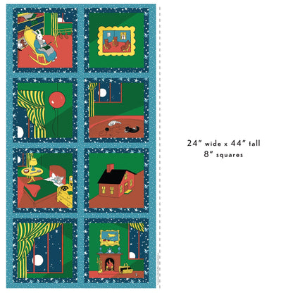 GNM Panel - Goodnight Moon - Margaret Wise Brown - Cloud 9 Fabrics - Poplin (per panel) - Simplifi Fabric