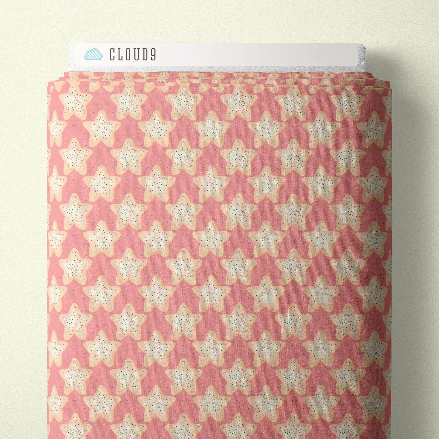 Grandmas Sugar Cookies - Bright Holiday - Charla Pettingill - Cloud 9 Fabrics - Poplin - Simplifi Fabric
