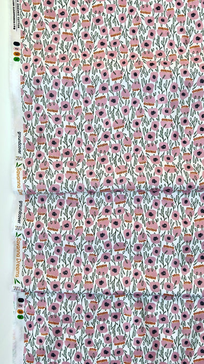 Ground Cover - Savanna Dreams - Kate Lower - Cloud 9 Fabrics - Poplin - Simplifi Fabric