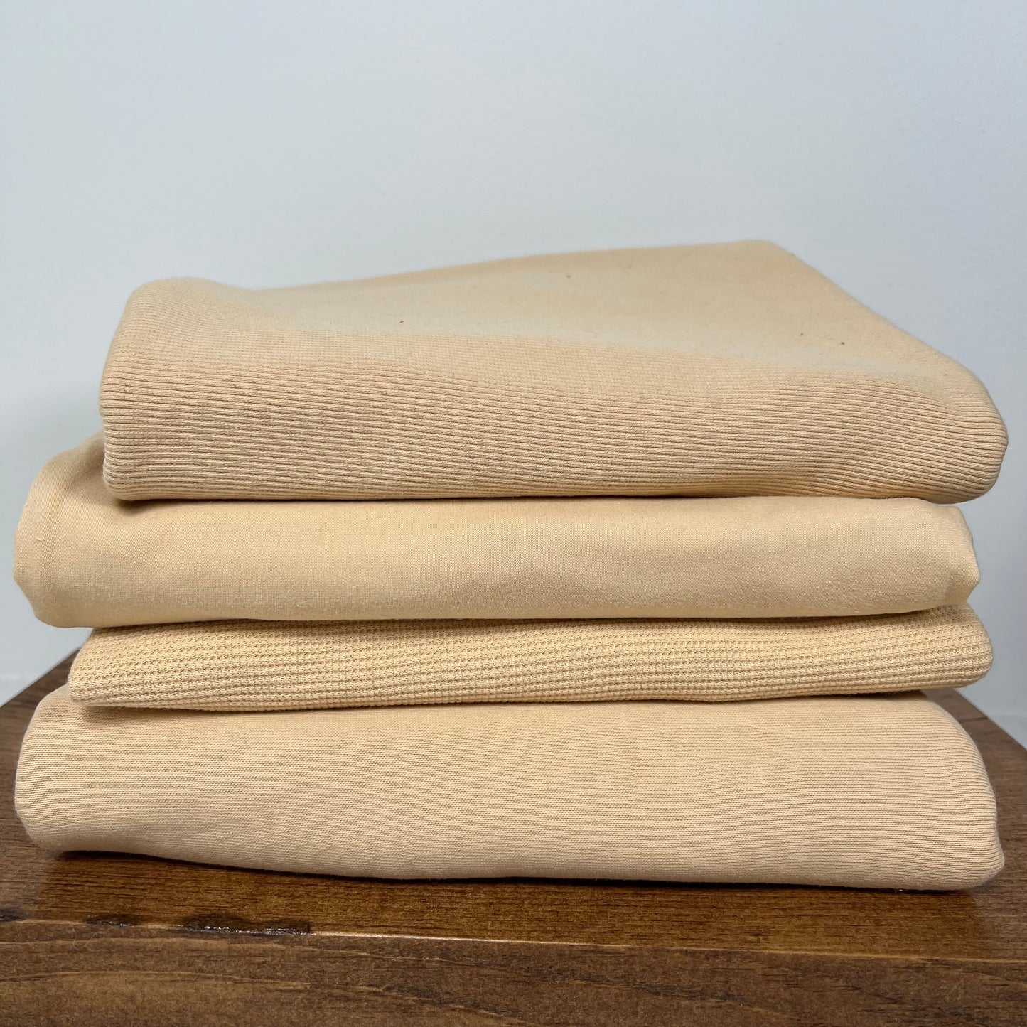 Organic Cotton Thermal / Waffle - Almond Buff