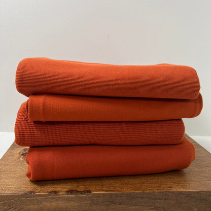 Organic Cotton Stretch Jersey 200gsm - Cinnamon Stick