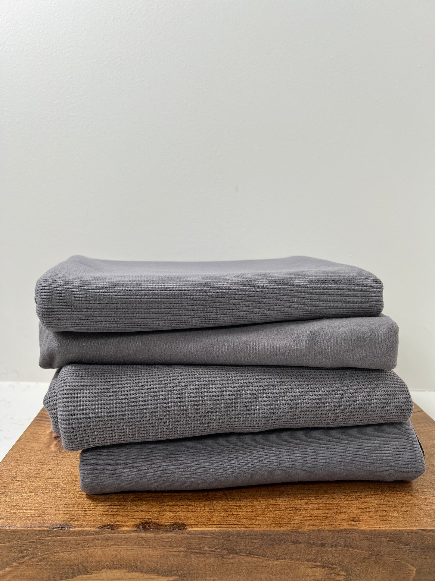 Organic Cotton Fleece 340gsm - Smoked Pearl