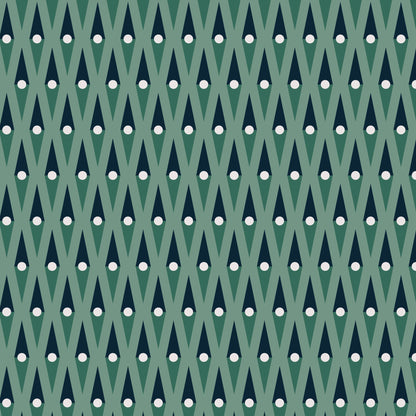 Head North - Green - Backwoods and Boots - Softly Studio - Cloud 9 Fabrics - Poplin - Simplifi Fabric