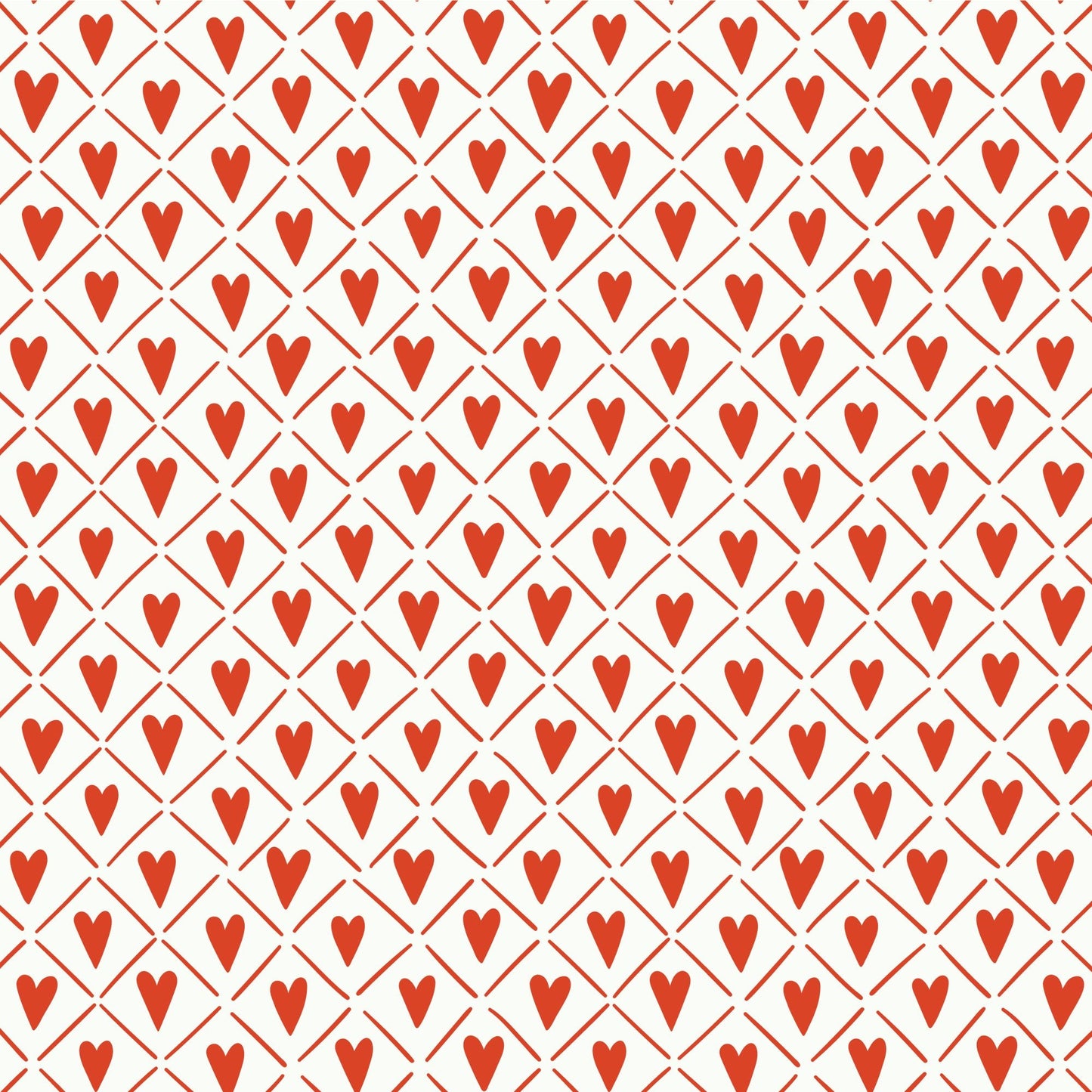 Hearts - About Love - Maria Galybina - Cloud 9 Fabrics - Poplin - Simplifi Fabric