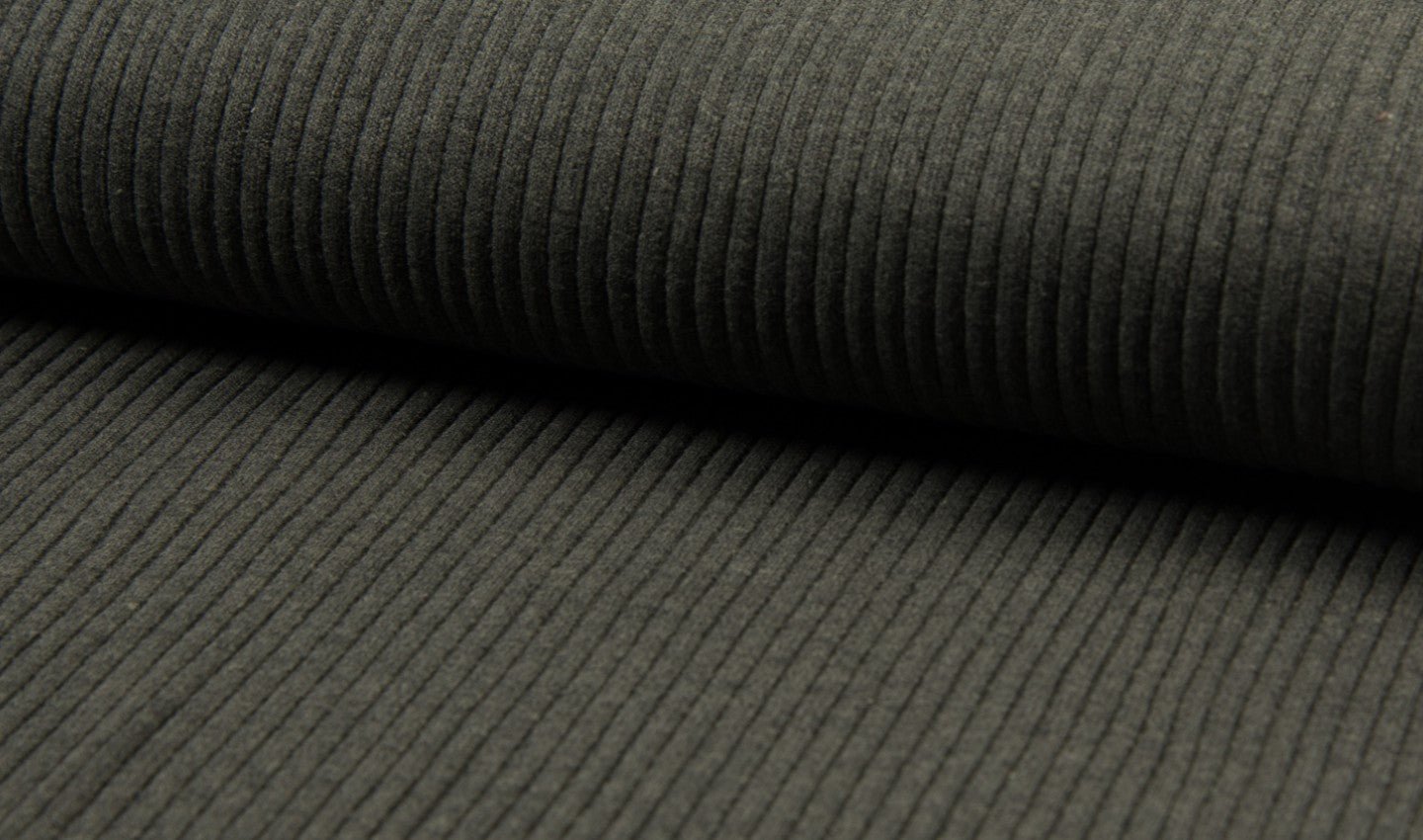 Heavy Rib - European Import - Oeko - Tex® - 068 Dark Grey Melange - Simplifi Fabric