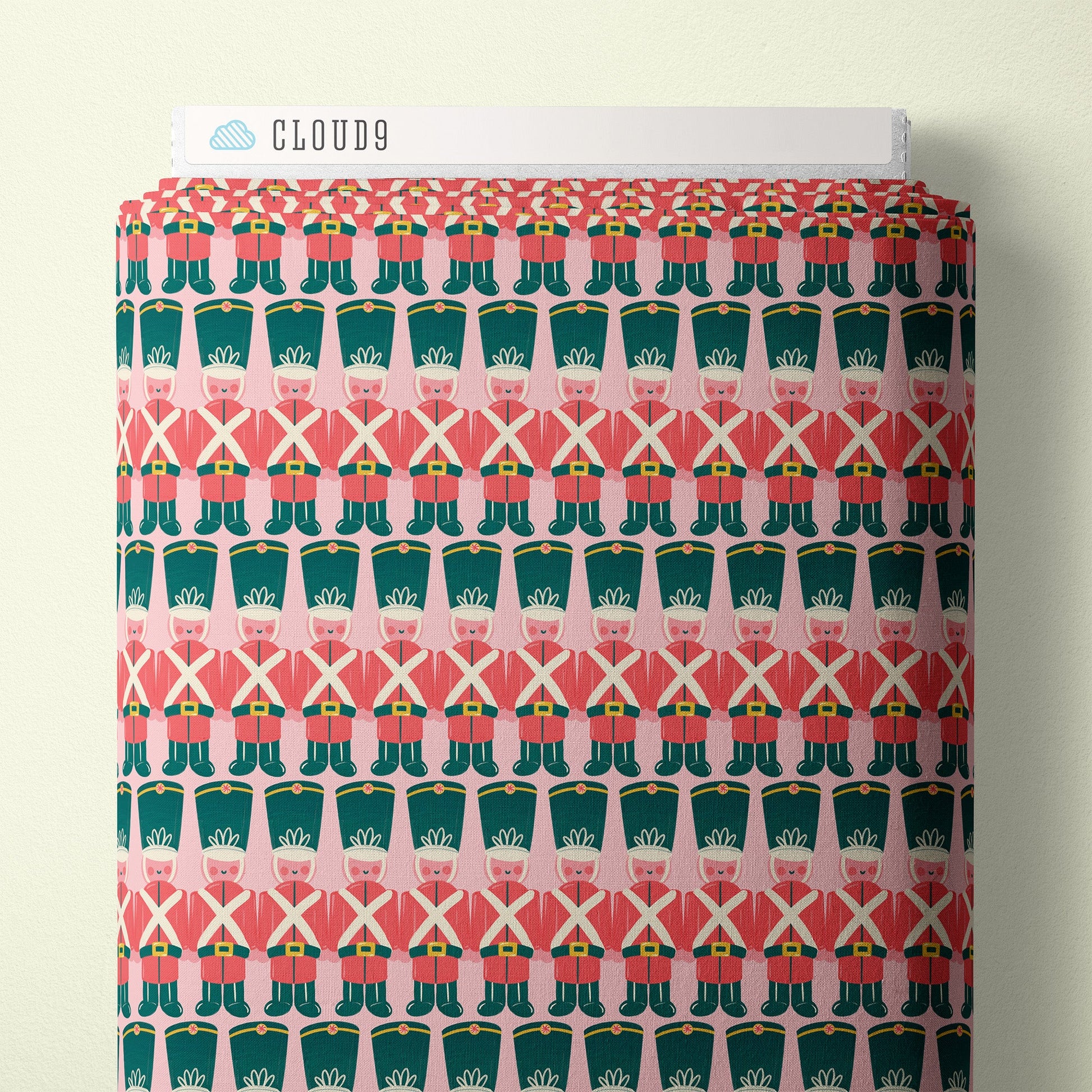 Heirloom Toy Soldiers - Bright Holiday - Charla Pettingill - Cloud 9 Fabrics - Poplin - Simplifi Fabric