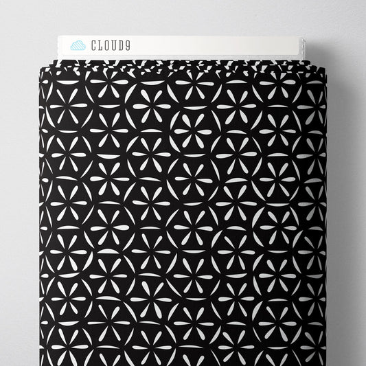 Hexablooms - Marks Made - Leanne Friedberg - Cloud 9 Fabrics - Poplin - Simplifi Fabric