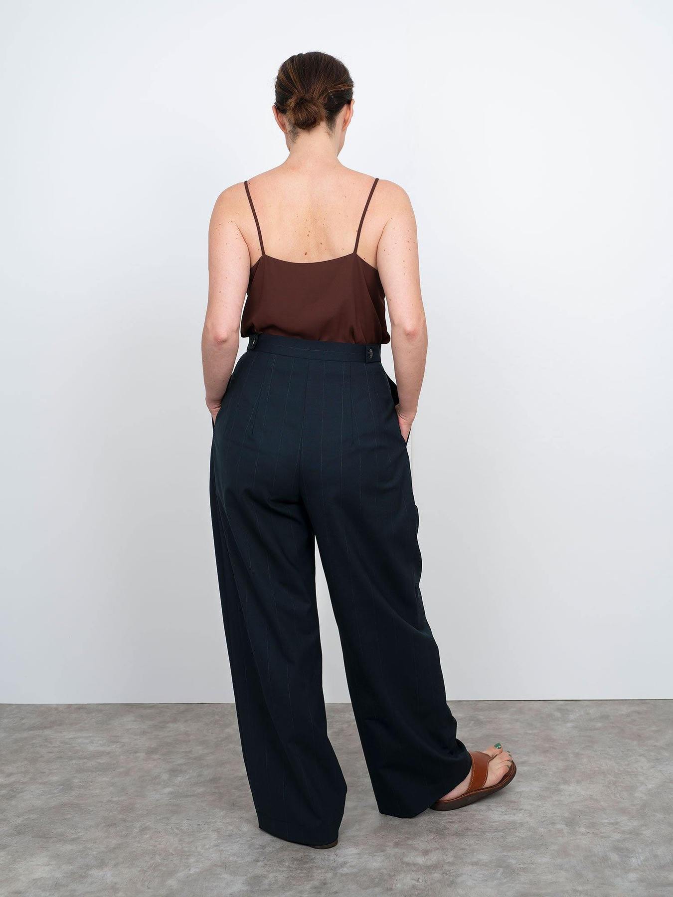 High - Waisted Trouser Pattern - The Assembly Line - Simplifi Fabric