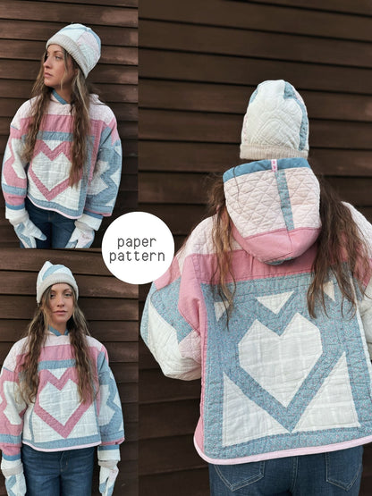 Hoodie - Paper Pattern - Hot Girl Quilting - Simplifi Fabric