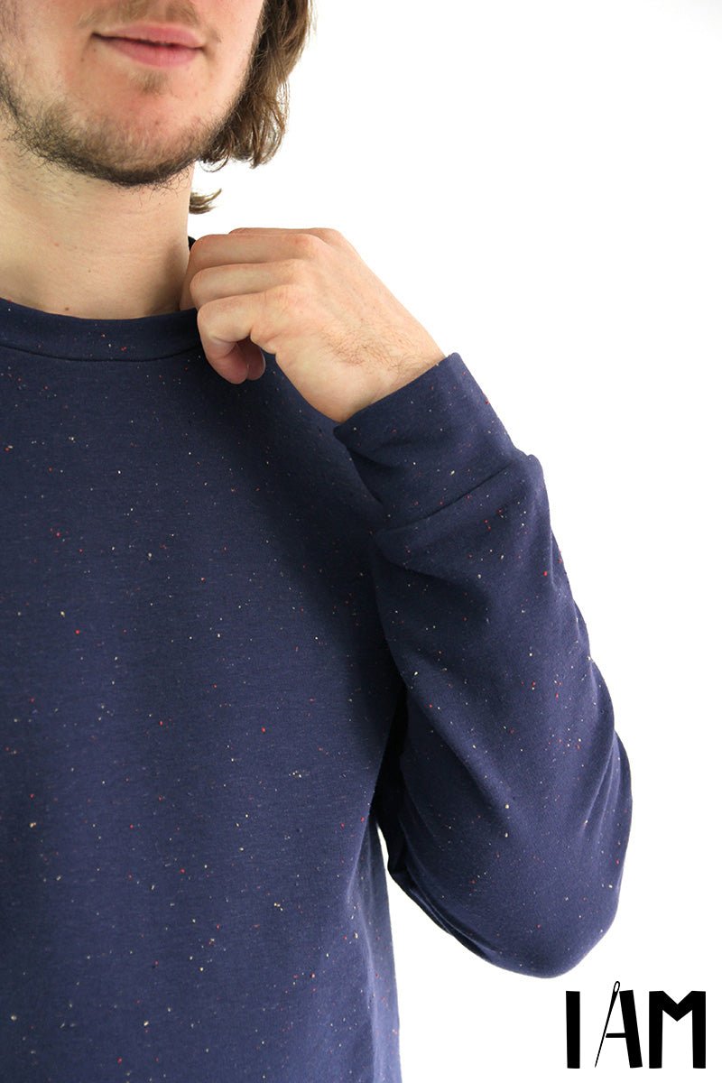 I am APOLLON (Mens) - Classic Sweatshirt Pattern - I AM PATTERNS - Simplifi Fabric