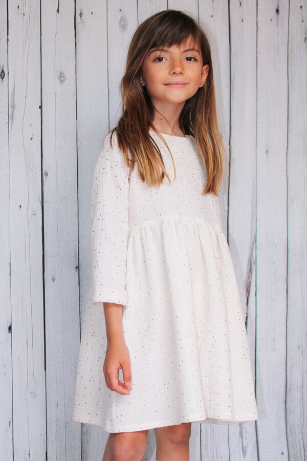 I am CASSIOPEE MINI - Oversized Dress Pattern (Girls 3 - 14Y) - I AM PATTERNS - Simplifi Fabric