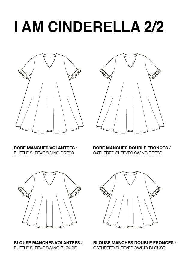 I am CINDERELLA - Dress and Blouse Pattern - I AM PATTERNS - Simplifi Fabric