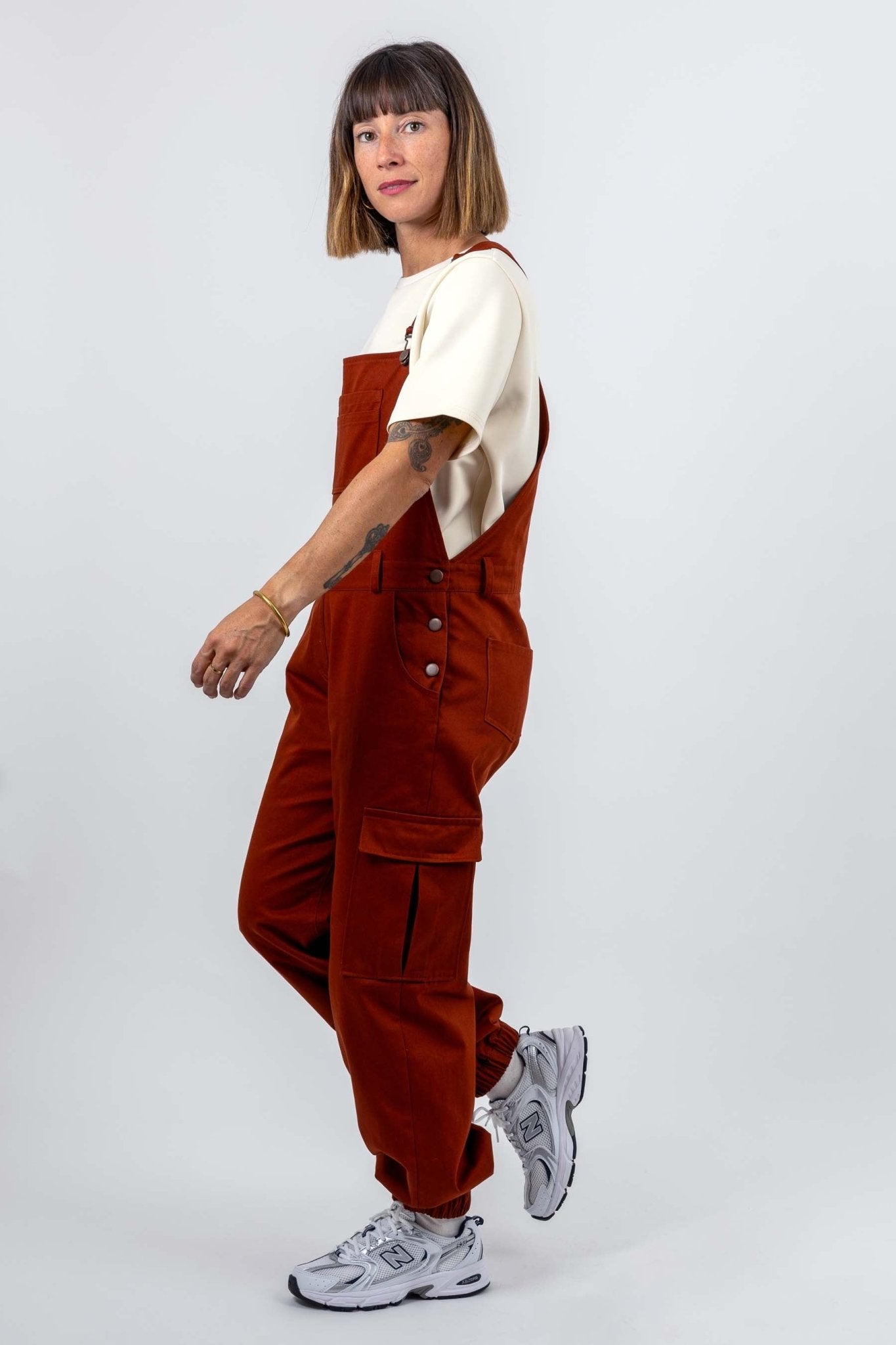 I am DIAMOND - Overalls Pattern - I AM PATTERNS - Simplifi Fabric