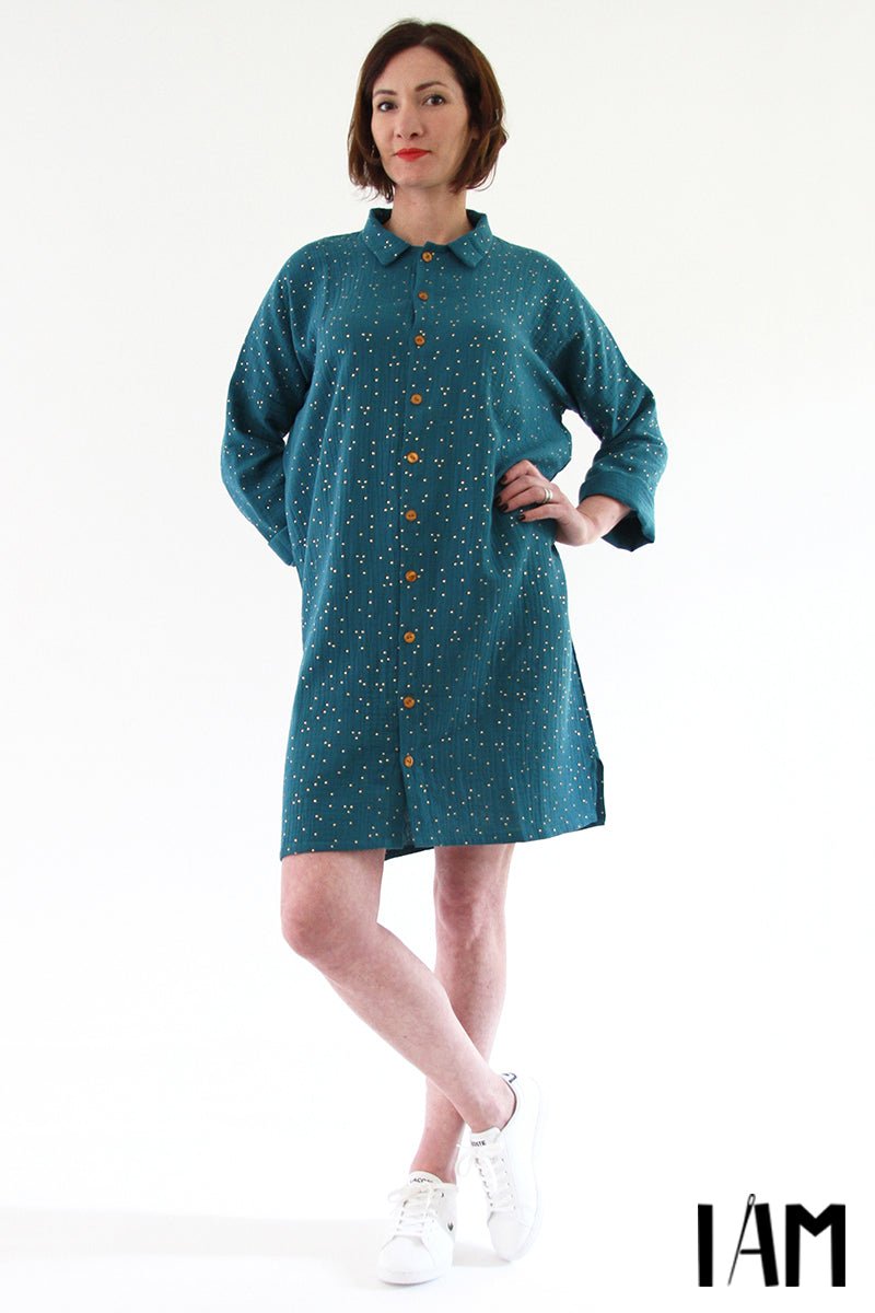 I am LUCIENNE - Shirt, Tunic + Dress Pattern - I AM PATTERNS - Simplifi Fabric