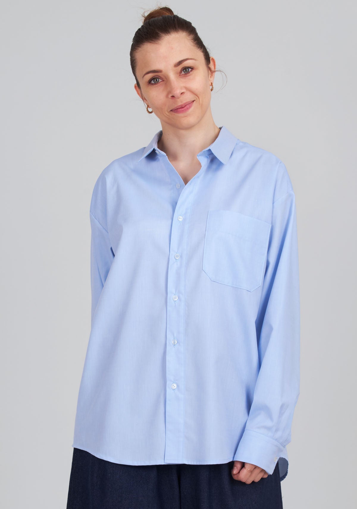 I am ROSE - Oversized Double - Breasted Blazer Pattern - I AM PATTERNS - Simplifi Fabric